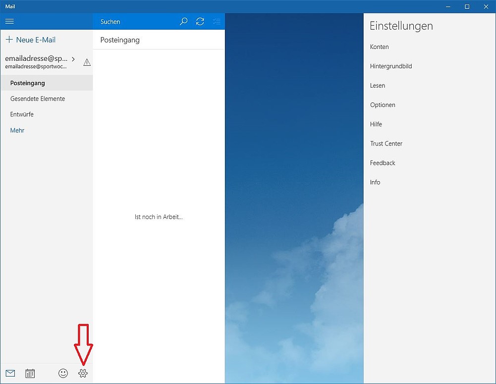 Anleitung E Mail Konto In Windows Mail Einrichten Screenshots