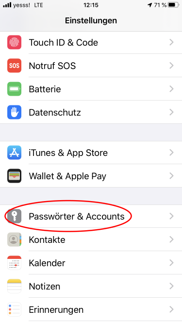 zweites e mail konto auf iphone einrichten